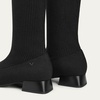 image:imageVIVAIA Tara Pro Womens Water Repellent Wool KneeHigh Boots Slip on SquareToe Booties 118 Block Heel Booties Lady Dress Short Winter Fall Boots