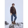 image:imageVIVAIA Terry Womens Wool Warm Ankle Boots Lightweight Water Repellent Winter Snow Booties Comfortable Platform Heel Ankle BootsDkchocolate Wool Water Prf