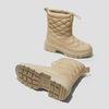 image:imageVIVAIA Theo Womens Quilted Waterproof PufferTherm Warm Boots Comfortable Lightweight Platform Winter Snow Ankle BootiesDesert Water Prf