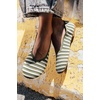 image:imageVIVAIA Tila Womens Wide Toe Box Flats Allday Comfort Wide Width Ballet Flats for Women Cushioning Foldable Lightweight Flat ShoesOlive Stripe
