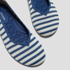 image:imageVIVAIA Tila Womens Wide Toe Box Flats Allday Comfort Wide Width Ballet Flats for Women Cushioning Foldable Lightweight Flat ShoesVintage Blue Stripe