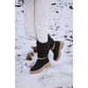 image:imageVIVAIA Tyler 2in1 Detachable PufferTherm Warm Boots Waterproof Winter Snow Boots Round Toe Platform Heel Anti Slip BootiesBlack With Leg Warmers