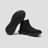 image:imageVIVAIA Urban Boots Womens Ankle Boots Hands Free Slip On Sneaker Booties Lightweight Comfort Stretchy Fit Arch Support Water Repellent for Everyday WearSolid Black