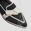 image:imageVIVAIA Valentina Pointed Toe Women Casual Flats Slip on Comfortable LoafersBlack Ivory