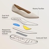 image:imageVIVAIA Veronica Pointed Toe Flat Shoes Comfortable Slip on AllDay Standing Dress Ballet FlatsAlmond