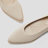 image:imageVIVAIA Veronica Pointed Toe Flat Shoes Comfortable Slip on AllDay Standing Dress Ballet FlatsAlmond