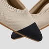 image:imageVIVAIA Womens Aria 5 Pointed Toe Ballet FlatsAlmond  Black