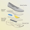 image:imageVIVAIA Womens Izabel Comfortable Round Toe Flat ShoesMetallic Diamond