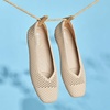 image:imageVIVAIA Womens Margot 20 SquareToe Ballet FlatsAlmond Mesh