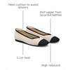 image:imageVIVAIA Womens Margot 20 SquareToe Ballet FlatsCream Ivory  Black
