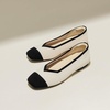 image:imageVIVAIA Womens Margot 20 SquareToe Ballet FlatsCream Ivory  Black