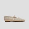 image:imageVIVAIA Womens Margot Mary Jane SquareToe Ballet FlatsAlmond Mesh
