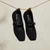 image:imageVIVAIA Womens Margot Mary Jane SquareToe Ballet FlatsBlack