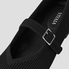 image:imageVIVAIA Womens Margot Mary Jane SquareToe Ballet FlatsBlack