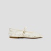 image:imageVIVAIA Womens Margot Mary Jane SquareToe Ballet FlatsCream Floral Mesh
