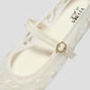 image:imageVIVAIA Womens Margot Mary Jane SquareToe Ballet FlatsCream Floral Mesh