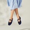 image:imageVIVAIA Womens Margot Mary Jane SquareToe Ballet FlatsNavy