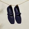 image:imageVIVAIA Womens Margot Mary Jane SquareToe Ballet FlatsNavy
