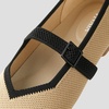 image:imageVIVAIA Womens Margot Mary Jane SquareToe Ballet FlatsNude Peach  Black