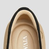 image:imageVIVAIA Womens Margot Mary Jane SquareToe Ballet FlatsNude Peach  Black