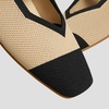 image:imageVIVAIA Womens Margot Mary Jane SquareToe Ballet FlatsNude Peach  Black