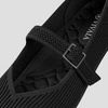 image:imageVIVAIA Womens Margot Walker Mary Jane Arch Support FlatsBlack