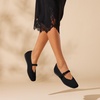 image:imageVIVAIA Womens Margot Walker Mary Jane Arch Support FlatsBlack