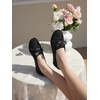 image:imageVIVAIA Yanka Womens Flat Shoes Round Toe Satin Sneakerina Laceup Ballet Flats Comfortable Lightweight Fashion SneakerBlack