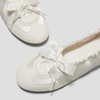 image:imageVIVAIA Yanka Womens Flat Shoes Round Toe Satin Sneakerina Laceup Ballet Flats Comfortable Lightweight Fashion SneakerLight Gold