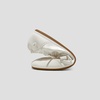 image:imageVIVAIA Yanka Womens Flat Shoes Round Toe Satin Sneakerina Laceup Ballet Flats Comfortable Lightweight Fashion SneakerLight Gold