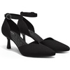 image:imageVIVAIA Arabella Womens PointedToe Ankle Strap Pumps Arch Support Adjustable Strap Mid HeelBlack