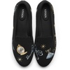 image:imageVIVAIA Audrey Embroidered Loafers RoundToe Smart Casual Comfortable Slip OnBlack  Vintage Element