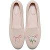 image:imageVIVAIA Audrey Embroidered Loafers RoundToe Smart Casual Comfortable Slip OnRose Goldbouquet