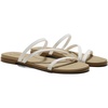 image:imageVIVAIA Carla Womens RoundToe Flat Sandals Comfortable Cushioned SlipOn Slides for SummerWhite  Nude Peach Rustic Cable
