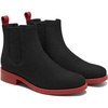 image:imageVIVAIA Clara Womens Ankle Boots Comfortable Square Toe Chelsea Boots Water Resistant Walking Booties for Fall Winter DressBlackruby Red