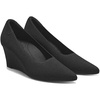 image:imageVIVAIA Deborah PointedToe Women Stress Free Wedge HeelsBlack