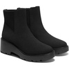 image:imageVIVAIA Everly Womens Ankle Boots RoundToe Slip On Booties 236 Chunky Platform Wedge Heel Water Repellent Upper AntiSlip Outsole Comfortable for Winter amp Fall Daily OutfitBlack
