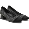 Black White Large Tweed