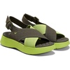image:imageVIVAIA Kara AdaptAll Sport Sandals For Women Dual Arch Support Ultra LightweightCamo Green Lime