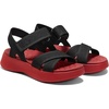 image:imageVIVAIA Kiara Sport Sandals for Women Dual Arch support Ultra lightweight Comfortable FitBlack Ruby Red