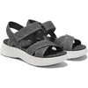 image:imageVIVAIA Kiara Sport Sandals for Women Dual Arch support Ultra lightweight Comfortable FitRich Grey Silver