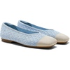 image:imageVIVAIA Margot 30 Newly Upgraded Womens Ballet Flats Comfortable SquareToe VCut Flats Casual Dress Washable Sustainable ShoesBlue Apricot Quilt