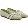 image:imageVIVAIA Marvis Crisscross Loafers PointedToe Comfortable Slip OnMatchacream Ivory