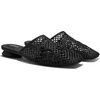 image:imageVIVAIA Maura SquareToe Mesh Sandals for Women Breathable StretchKnit Flats for VacationBlack