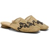 image:imageVIVAIA Maura SquareToe Mesh Sandals for Women Breathable StretchKnit Flats for VacationNatural  Black