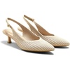 image:imageVIVAIA Selena PointedToe Kitten Slingback Elegant Arch SupportAlmond