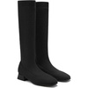 image:imageVIVAIA Tara Pro Womens Water Repellent Wool KneeHigh Boots Slip on SquareToe Booties 118 Block Heel Booties Lady Dress Short Winter Fall Boots