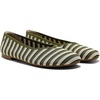 image:imageVIVAIA Tila Womens Wide Toe Box Flats Allday Comfort Wide Width Ballet Flats for Women Cushioning Foldable Lightweight Flat ShoesOlive Stripe