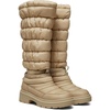 image:imageVIVAIA Tyler 2in1 Detachable PufferTherm Warm Boots Waterproof Winter Snow Boots Round Toe Platform Heel Anti Slip BootiesDesert With Leg Warmers