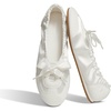 image:imageVIVAIA Yanka Womens Flat Shoes Round Toe Satin Sneakerina Laceup Ballet Flats Comfortable Lightweight Fashion SneakerLight Gold